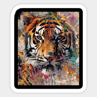 Tiger Exotic Elegance Sticker